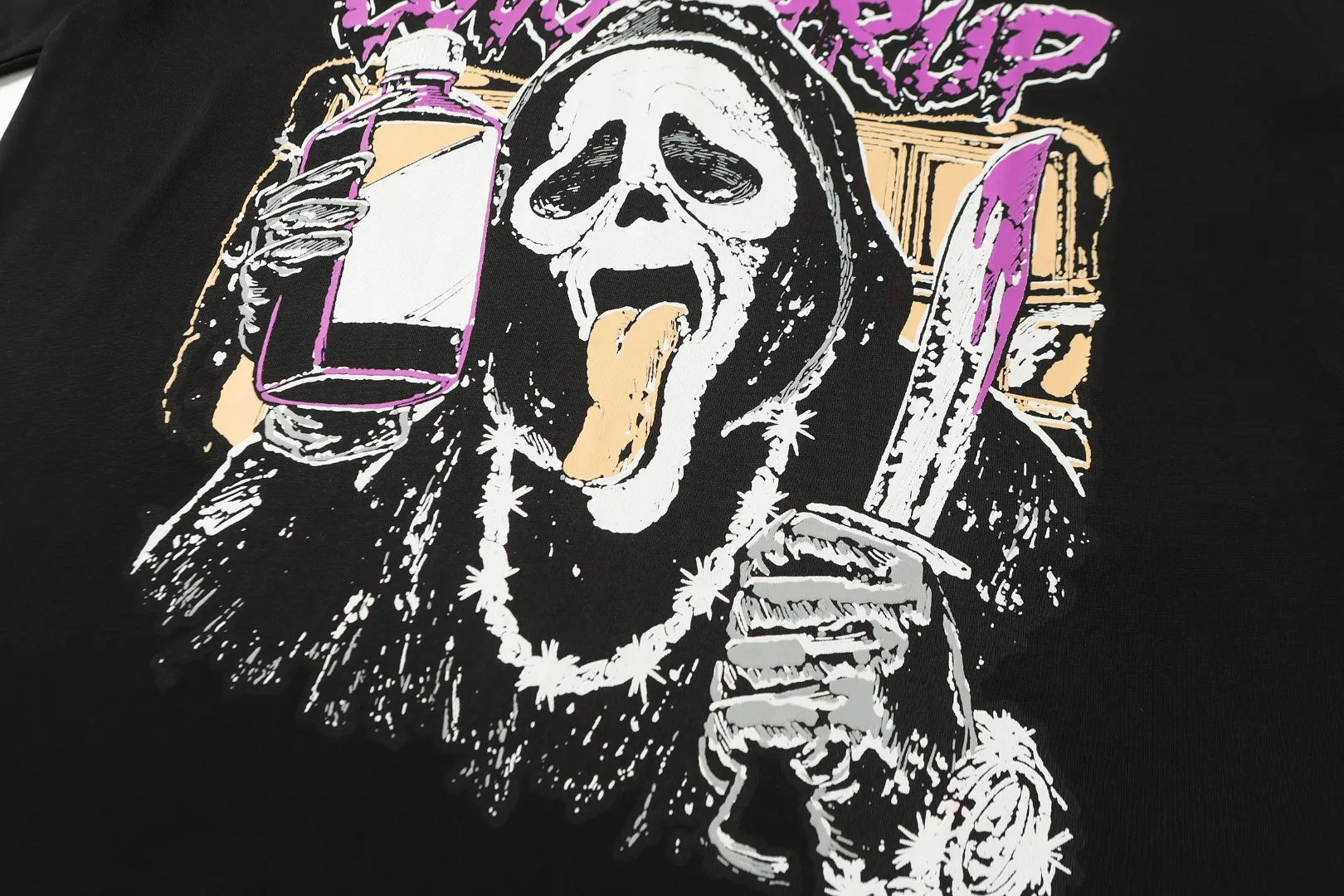 # Black ｜ THAT'S A AWFUL LOT OF COUGH SYRUP In Stock T （fabric):32 Sizes（size）：S-M L X L （colour）： Black